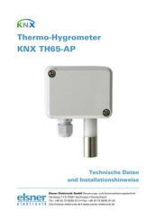 Elsner KNX TH65-AP Technische Daten Und Installationshinweise