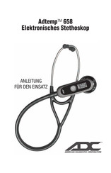 ADC Adtemp 658 Technische Anleitung Für Den Einsatz Für Feststoffkamine