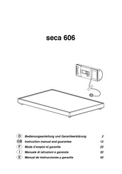 Seca 606 Bedienungsanleitung Und Garantieerklärung