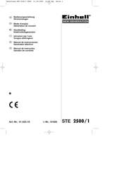 EINHELL NEW GENERATION STE  2500/1 Bedienungsanleitung
