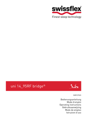 swissflex uni 14_95RF bridge Bedienungsanleitung