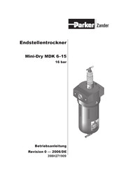 Parker Zander Mini-Dry MDK 15 Betriebsanleitung