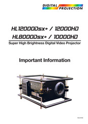Digital Projection HL10000HD Bedienungsanleitung