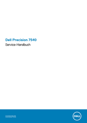 Dell Precision 7540 Servicehandbuch