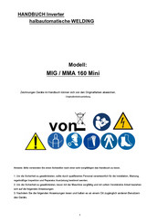Magnum MIG / MMA 160 Mini Handbuch