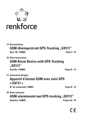 Renkforce GX111 Kurzanleitung