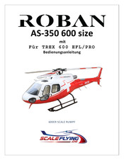 Scaleflying ROBAN AS-350 600 size Bedienungsanleitung
