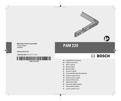 Bosch PAM 220 Originalbetriebsanleitung