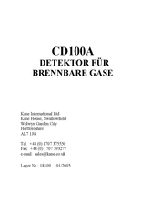 Kane CD100A Handbuch