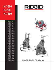 RIDGID K-750 Bedienungsanleitung