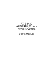 Axis 2420 Bedienungsanleitung