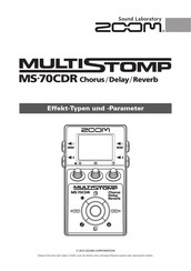 Zoom Multi Stomp MS-70CDR Handbuch