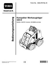 Toro 320-D 22337CP Bedienungsanleitung