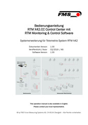 FMS RTM X42.CC Bedienungsanleitung