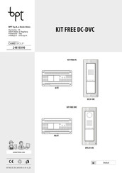 Bpt KIT FREE DC A/01 Handbuch