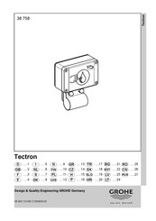 Grohe Tectron series Montageanleitung
