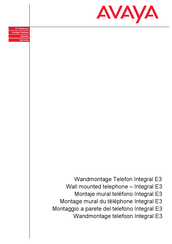 Avaya Integral E3 Wandmontage