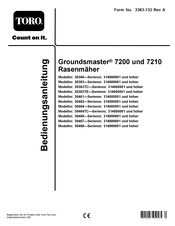 Toro Groundsmaster 7200 30462 Bedienungsanleitung