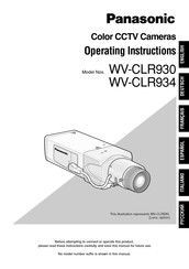 Panasonic WV-CLR930 Bedienungsanleitung