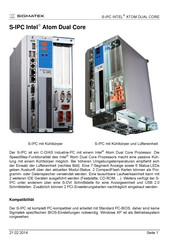 SIGMATEK S-IPC Intel Handbuch