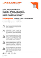 Textron JACOBSEN Super LF 1880 Fairway Mower Betriebs- Und Sicherheitshandbuch