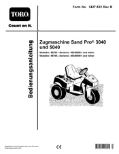 Toro Sand Pro 3040 Bedienungsanleitung
