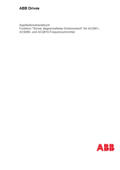 ABB ACS850 series Applikationshandbuch