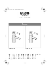 Grohe Tenso 33 347 Montageanleitung