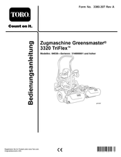 Toro Greensmaster 3320 TriFlex 04530 Bedienungsanleitung