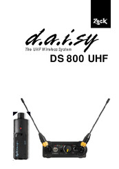Zeck Daisy DS 800 UHF Handbuch