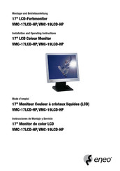 Eneo VMC-19LCD-HP Montage- Und Betriebsanleitung
