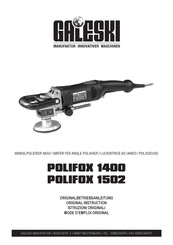 Galeski POLIFOX 1400 Originalbetriebsanleitung