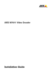 Axis M7011 Installationsanleitung