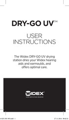 Widex DRY-GO UV Bedienungsanleitung