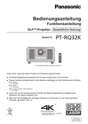 Panasonic PT-RQ32K Bedienungsanleitung