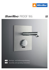 WimTec SanTec PROOF W6 Montage- Und Bedienungsanleitung