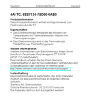 Siemens 6ES7134-7SD00-0AB0 Handbuch