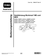 Toro Workman MD 07279 Bedienungsanleitung