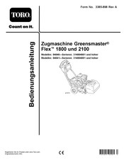 Toro Greensmaster Flex 2100 04040 Bedienungsanleitung