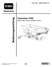 Toro 2500 44507 Bedienungsanleitung