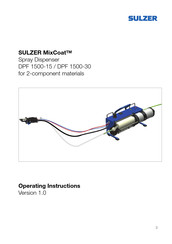 Sulzer MixCoat DPF 1500-30 Betriebsanleitung