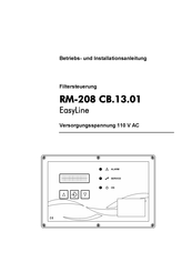 EasyLine RM-208 CB.13.01 Betriebs Und Installationsanleitung
