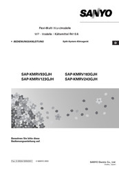 Sanyo Flexi-Multi SAP-KMRV93GJH Bedienungsanleitung