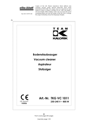 EFBE-SCHOTT TKG VC 1011 Gebrauchsanleitung