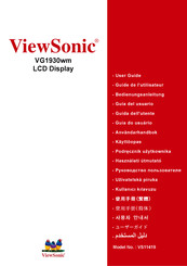 ViewSonic VS11419 Bedienungsanleitung