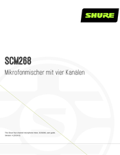Shure SCM268 Bedienungsanleitung