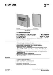 Siemens REV23RF/SET Kurzanleitung