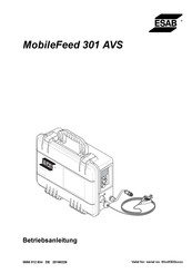 ESAB MobileFeed 301 AVS Betriebsanleitung