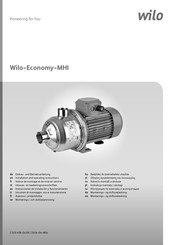 Wilo Economy-MHI 8 Einbau- Und Betriebsanleitung