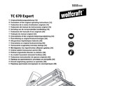Wolfcraft TC 670 Expert Original Bedienungsanleitung